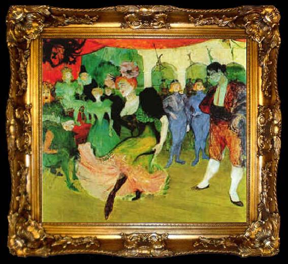 framed   Henri  Toulouse-Lautrec Dance to the Moulin Rouge, ta009-2
